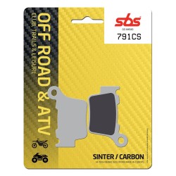 Plaquettes avant SBS CS CARBON SILVER SHERCO