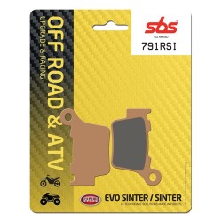 Plaquettes avant RSI SINTERED METAL SILVER SHERCO