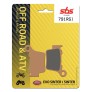 Plaquettes avant RSI SINTERED METAL SILVER SHERCO