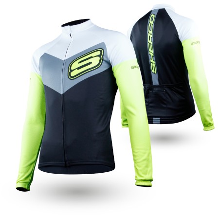 MAILLOT VELO ROUTE HIVER SHERCO S                                                