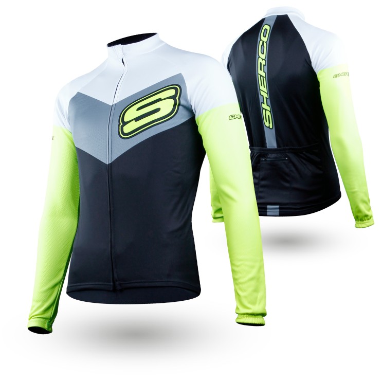 MAILLOT VELO ROUTE HIVER SHERCO L                                                