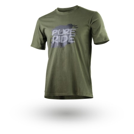 TSHIRT PURE RIDE VERT HOMME S 