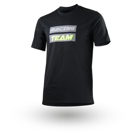 TSHIRT RACING TEAM NOIR HOMME S 