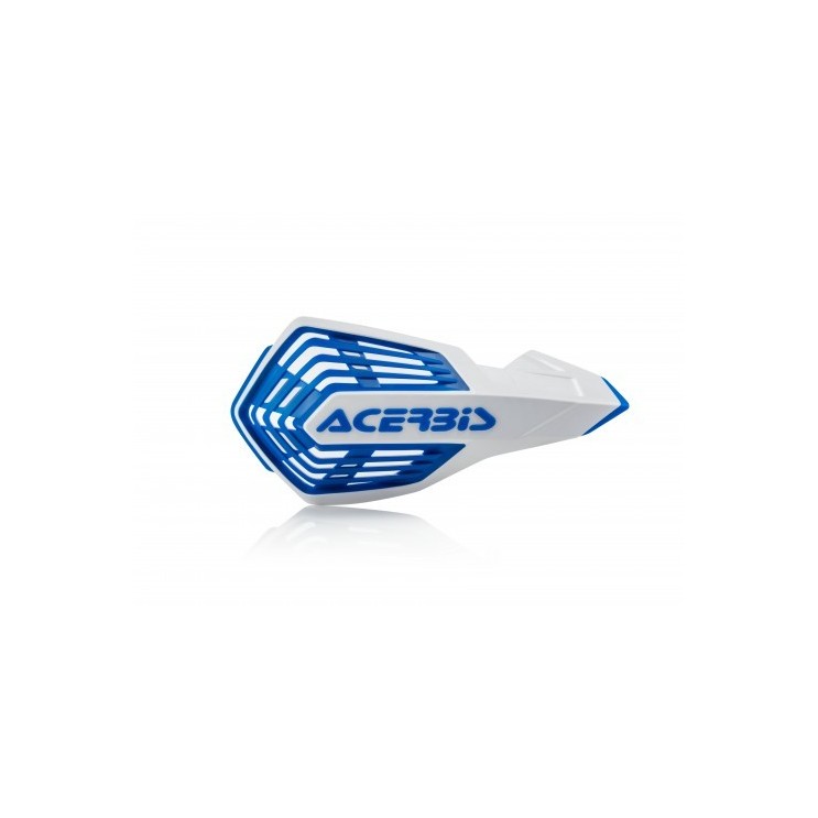 Protèges mains ACERBIS X-FUTURE pour Sherco / Bleu et Blanc Protèges mains ACERBIS X-FUTURE pour Sherco / Bleu et Blanc