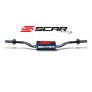 Guidon sans barre SCAR O2 pour Sherco noir/bleu