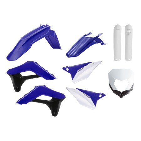 Kit plastique bleu et blanc  pour SHERCO 2017-2021