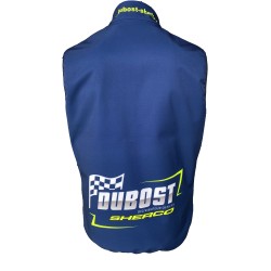 Veste Bodywarmer DUBOST SHERCO Bleu/Jaune Fluo - Taille S