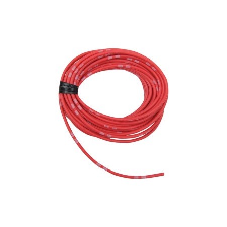 Câble électrique rouge