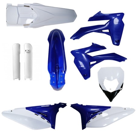 KIT PLASTIQUE ORIGINE SHERCO ENDURO BLEU - BLANC 2012/2015