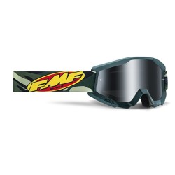 Masque FMF POWERCORE Noir - Écran Argent Miroir