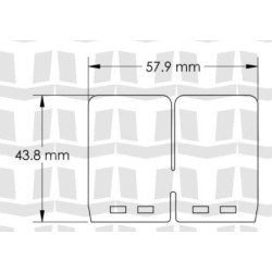 Lamelles de rechange pour boîtes à clapets VForce4 - 250/300 2020-2022