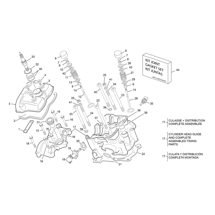 Culasse SHERCO 250 SEF FACTORY 2023