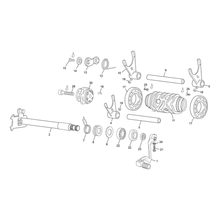 Sélecteur SHERCO 250 SEF...
