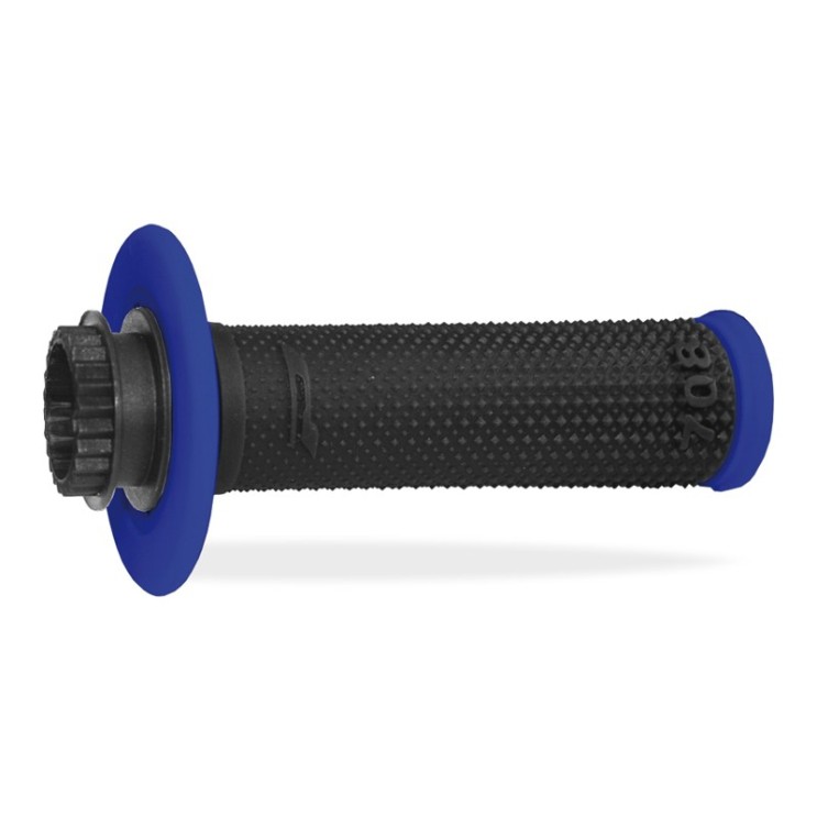 Poignées Lock On Progrip 708 pour Sherco - Jaune Fluo/Bleu Poignées Lock On Progrip 708 pour Sherco - Jaune Fluo/Bleu