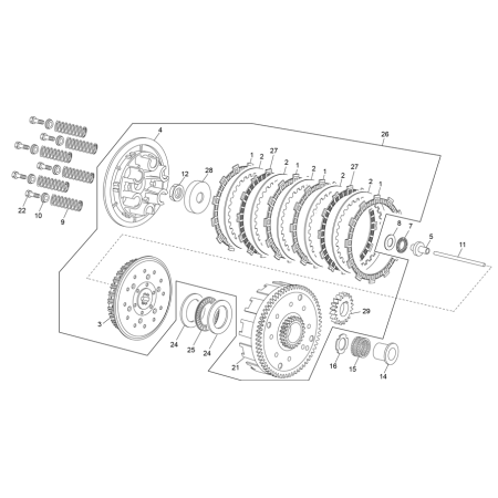 EMBRAYAGE  SHERCO ST 125 2016