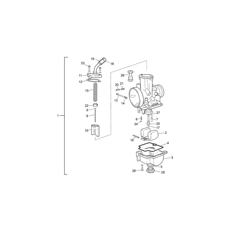 CARBURATEUR KEIHIN PWK 36  SHERCO ST 125 2016