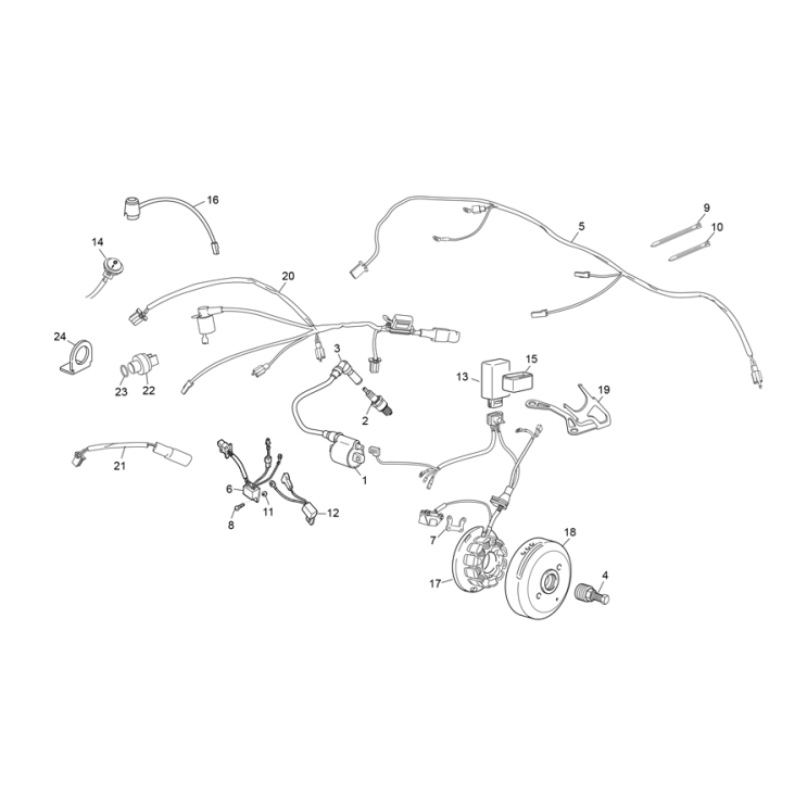 FAISCEAU ÉLECTRIQUE SHERCO ST 125 2018