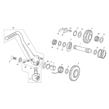 KICK SHERCO ST 125 2018