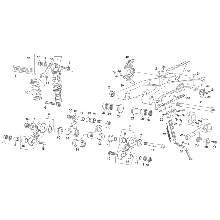 AMORTISSEUR - BRAS OSCILLANT SHERCO ST 125 2020