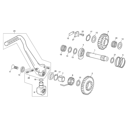 KICK SHERCO ST 125 2020