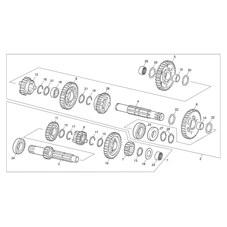 BOITE DE VITESSE SHERCO ST 125 2020