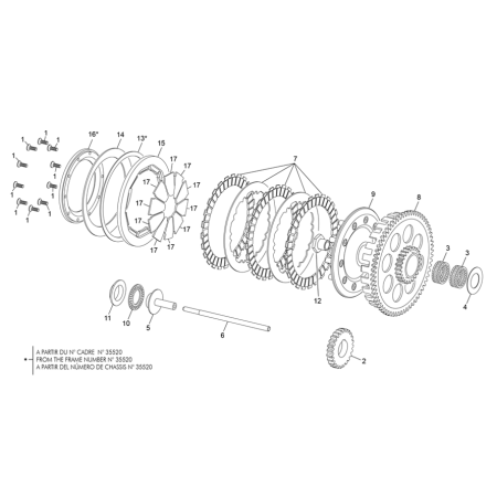 EMBRAYAGE SHERCO ST 125 2020