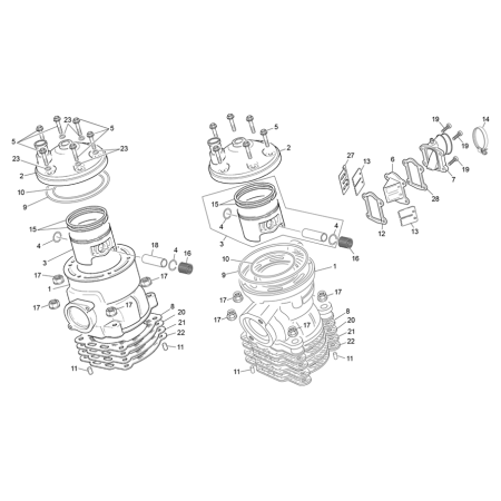 CYLINDRE SHERCO ST 125 2020