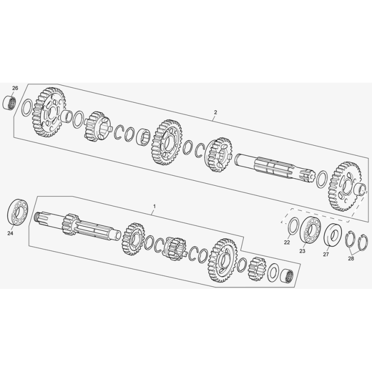 BOITE DE VITESSE SHERCO 1.25 FACTORY 2016