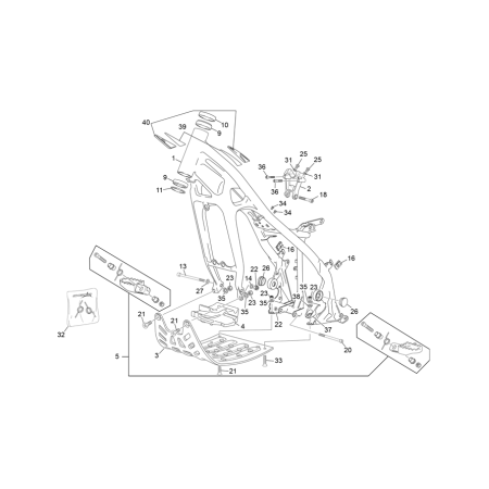 CADRE SHERCO 1.25 FACTORY 2017