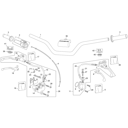 GUIDON SHERCO 1.25 FACTORY...