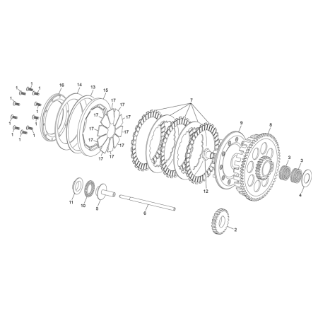 EMBRAYAGE SHERCO 1.25...