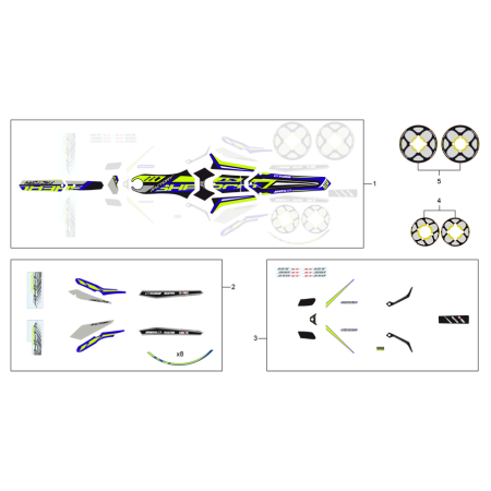 ADHÉSIFS SHERCO 1.25...