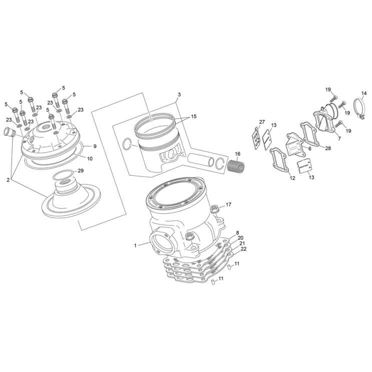 CYLINDRE SHERCO 1.25 FACTORY 2019