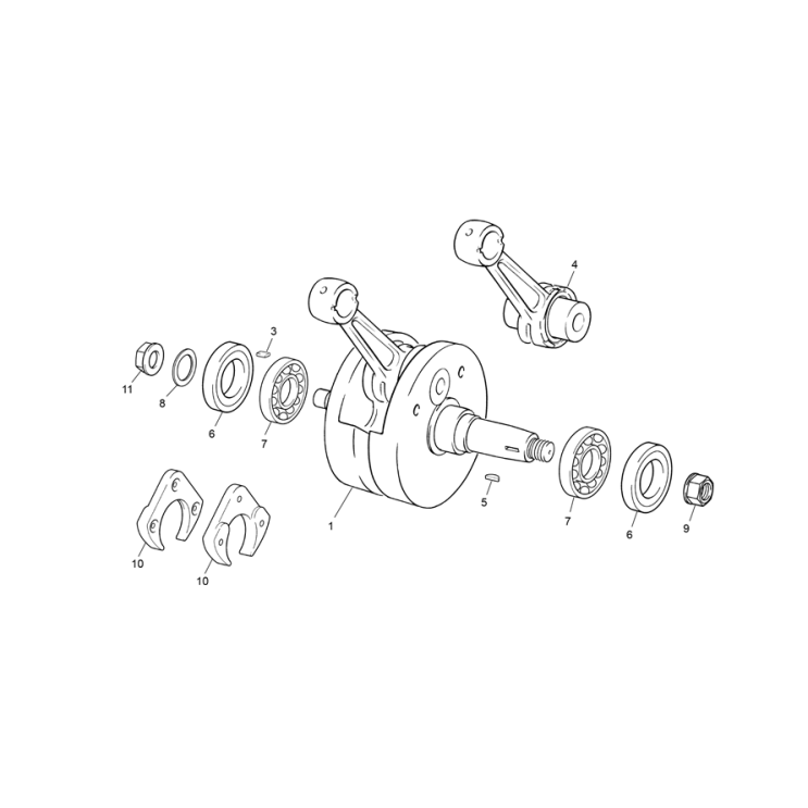 VILEBREQUIN ASSEMBLÉ SHERCO 1.25 FACTORY 2020