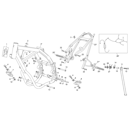 Cadre SHERCO 50  2021 RS