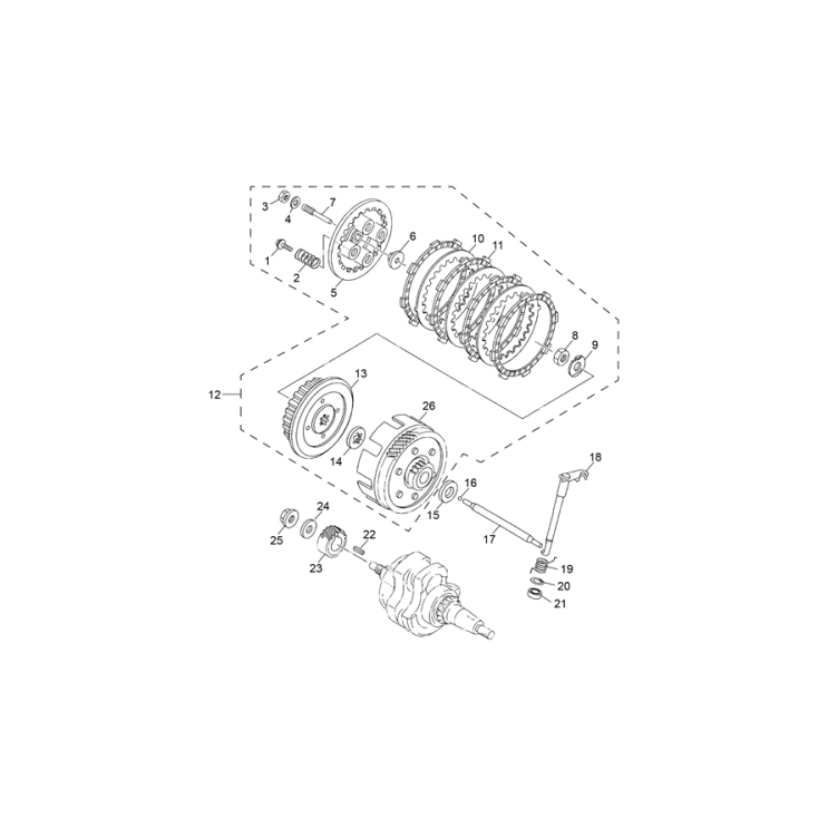 EMBRAYAGE SHERCO 125 TY 2022