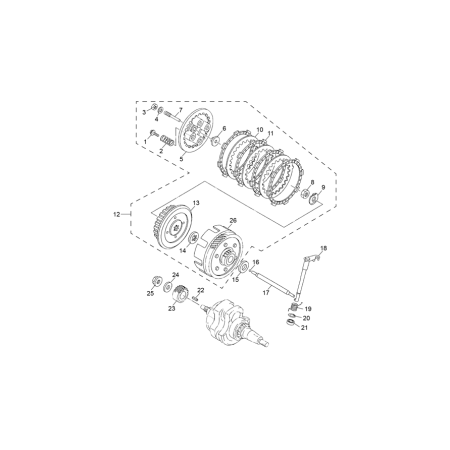 EMBRAYAGE SHERCO 125 TY 2019