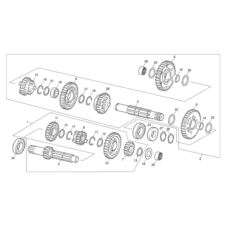 BOITE DE VITESSE SHERCO 1.25 FACTORY 2021