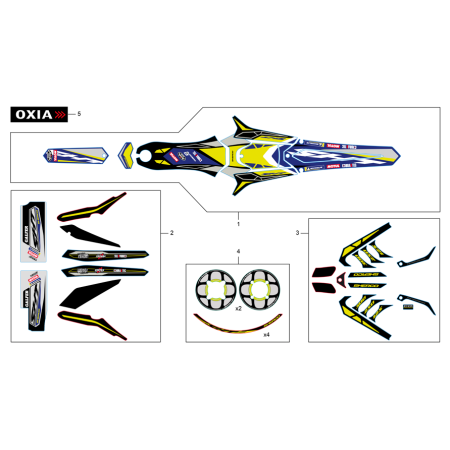 ADHÉSIFS SHERCO 1.25...