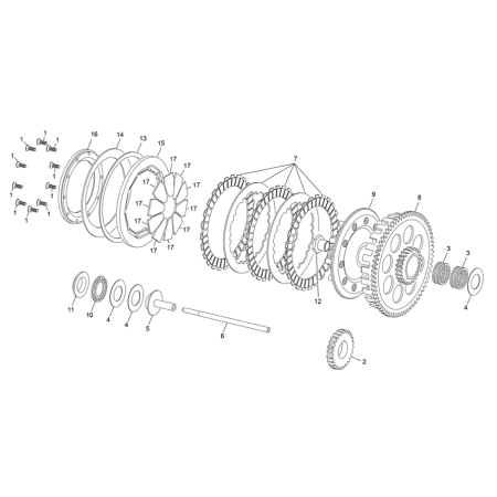 EMBRAYAGE SHERCO 1.25...