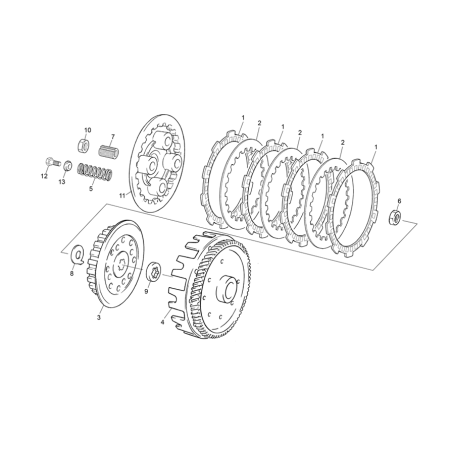 EMBRAYAGE SHERCO 50 SM...