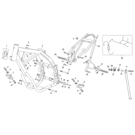 CADRE SHERCO 50 SM FACTORY...