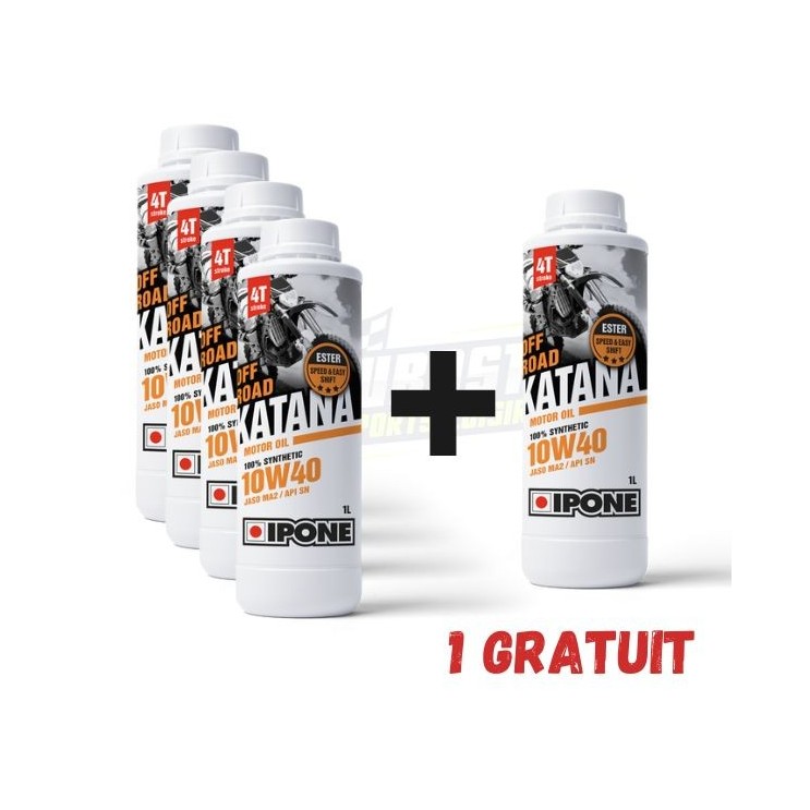Pack Ipone Huile Moteur KATANA OFF ROAD 10W50 pour Sherco Pack Ipone Huile Moteur KATANA OFF ROAD 10W50 pour Sherco