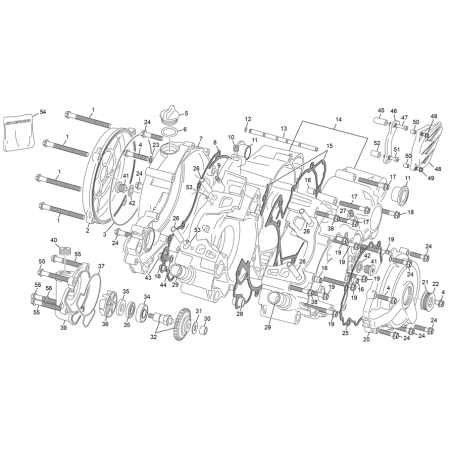 CARTER MOTEUR SHERCO 125 SE...