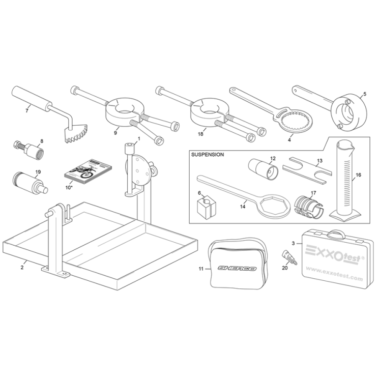 OUTILLAGES SHERCO 250 SE FACTORY 2024