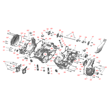 CARTERS MOTEUR  SHERCO 250...