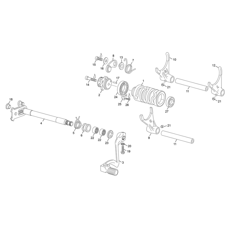 SÉLECTEUR  SHERCO 450 SE-F FACTORY 2024