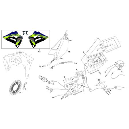 KIT RALLY LIGHT SHERCO 450...