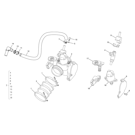 CORPS D'INJECTION SHERCO...