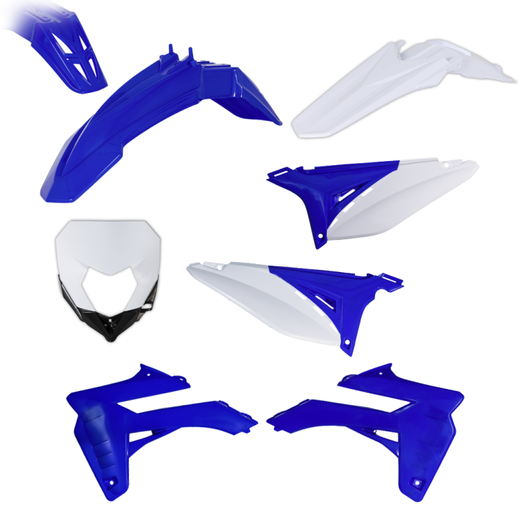 KIT PLASTIQUE SHERCO 50CC SM BLEU KIT PLASTIQUE SHERCO 50CC SM BLEU